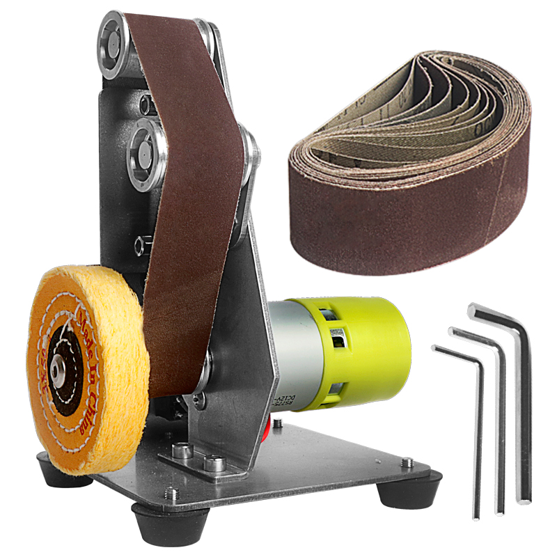 Woodworking Asmr - 110V/220V Multifunctional Mini Electric Abrasive Belt