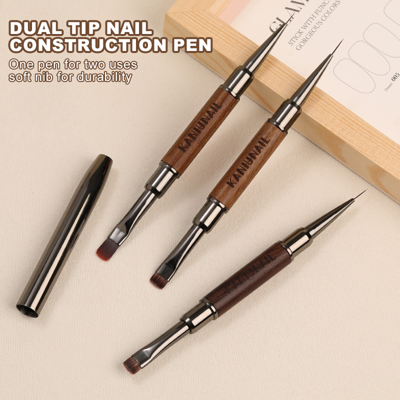 Woodworking Design Software - Dual-End Nail Art Brush Kolinsky Sandalwood