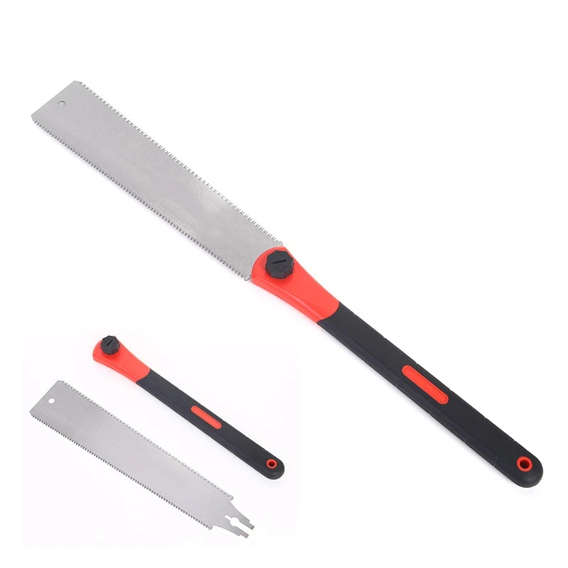 Japanese Pull Saw - 32cm Double Edge Hand Saw Red