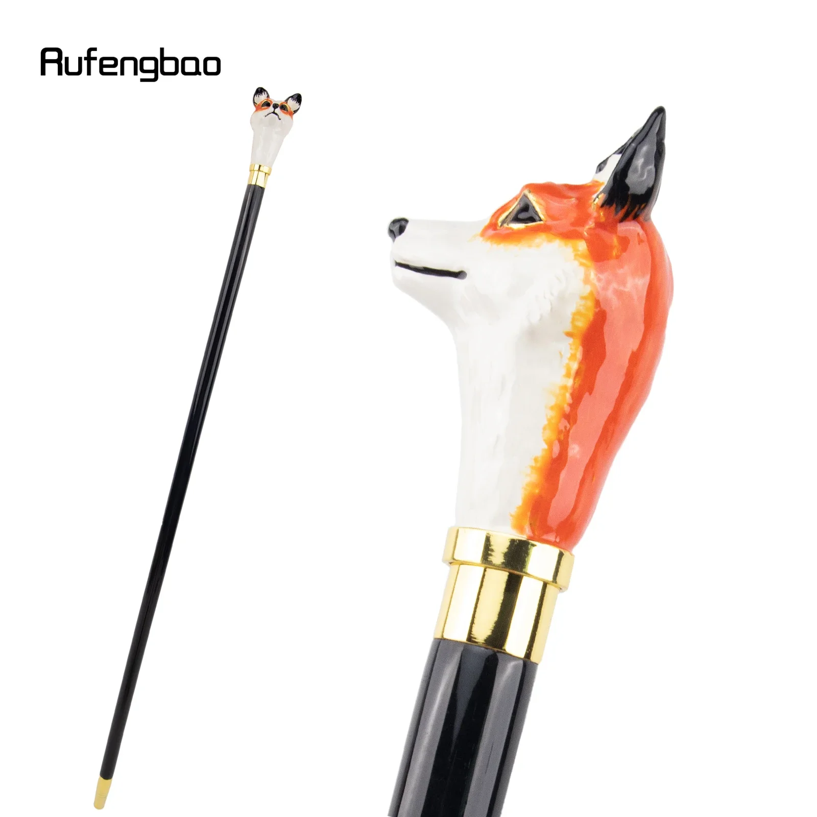 Woodworking Joints - Ceramic Red Fox Head Wooden Single