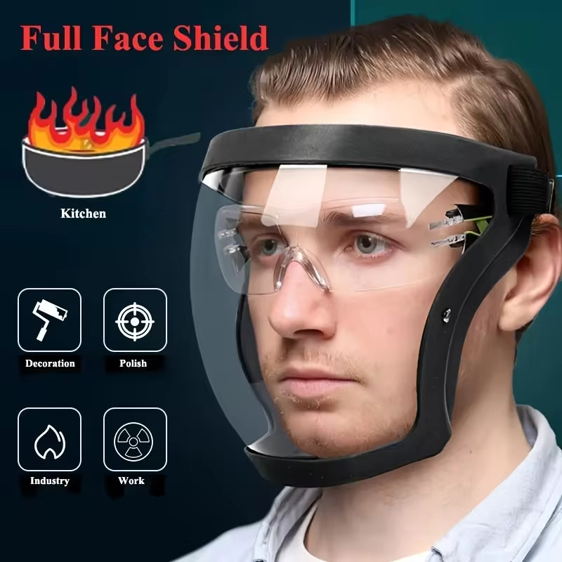 Woodworking Face Shield - Reusable and Heat Resistant Facial Shield