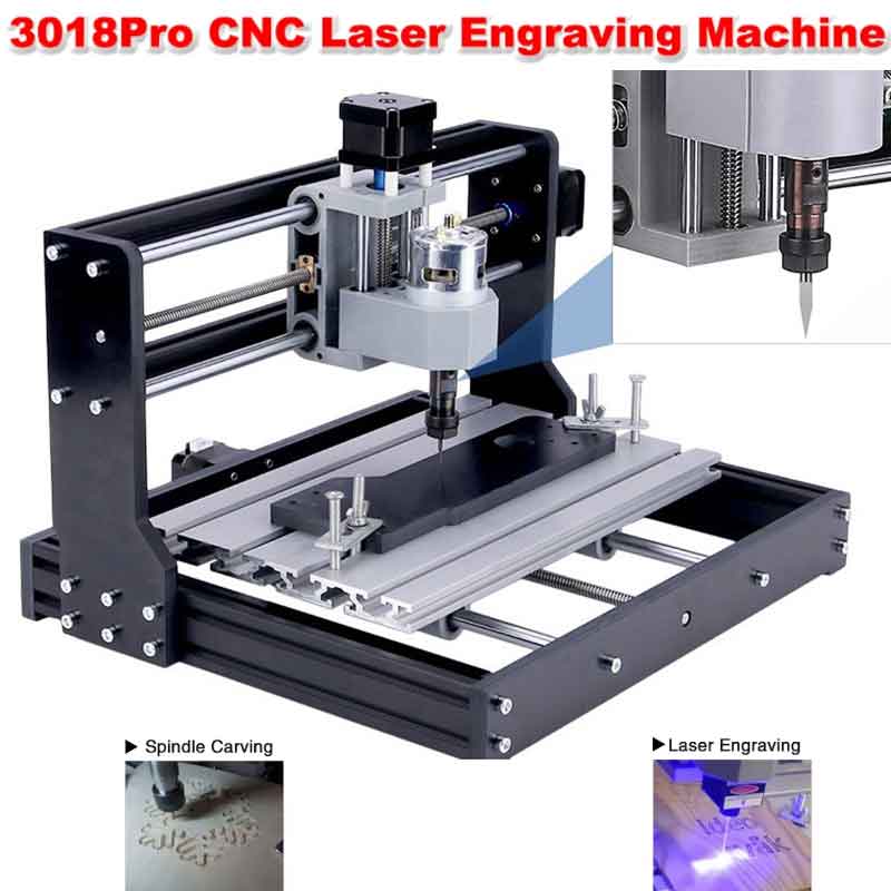 Woodworking Machine - CNC 3018Pro Woodworking Engraving Machine 15W