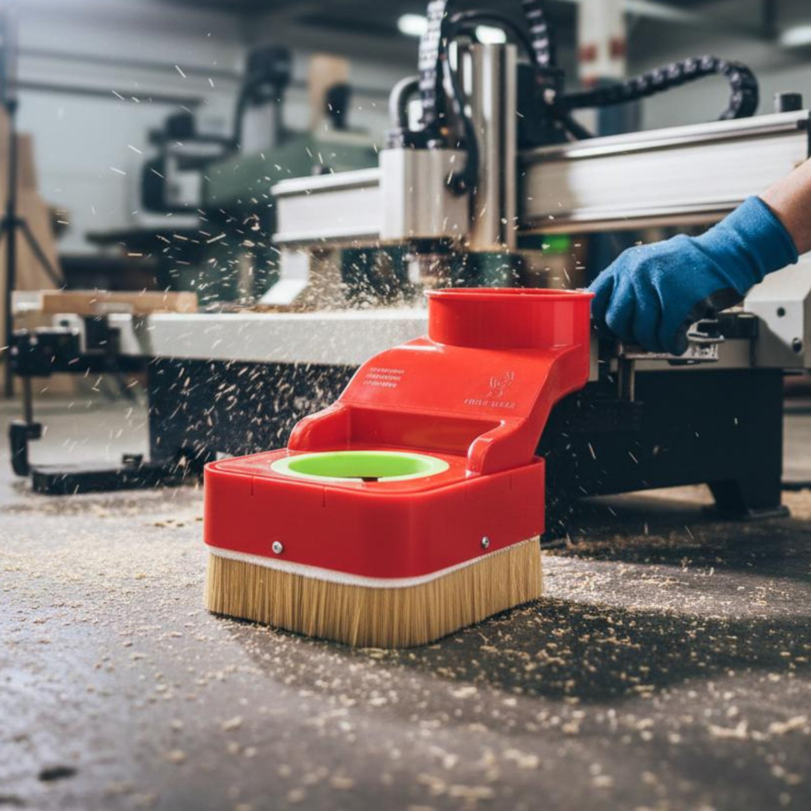 Woodworking Shoes - CNC Router Dust Shoe Woodworking Brush