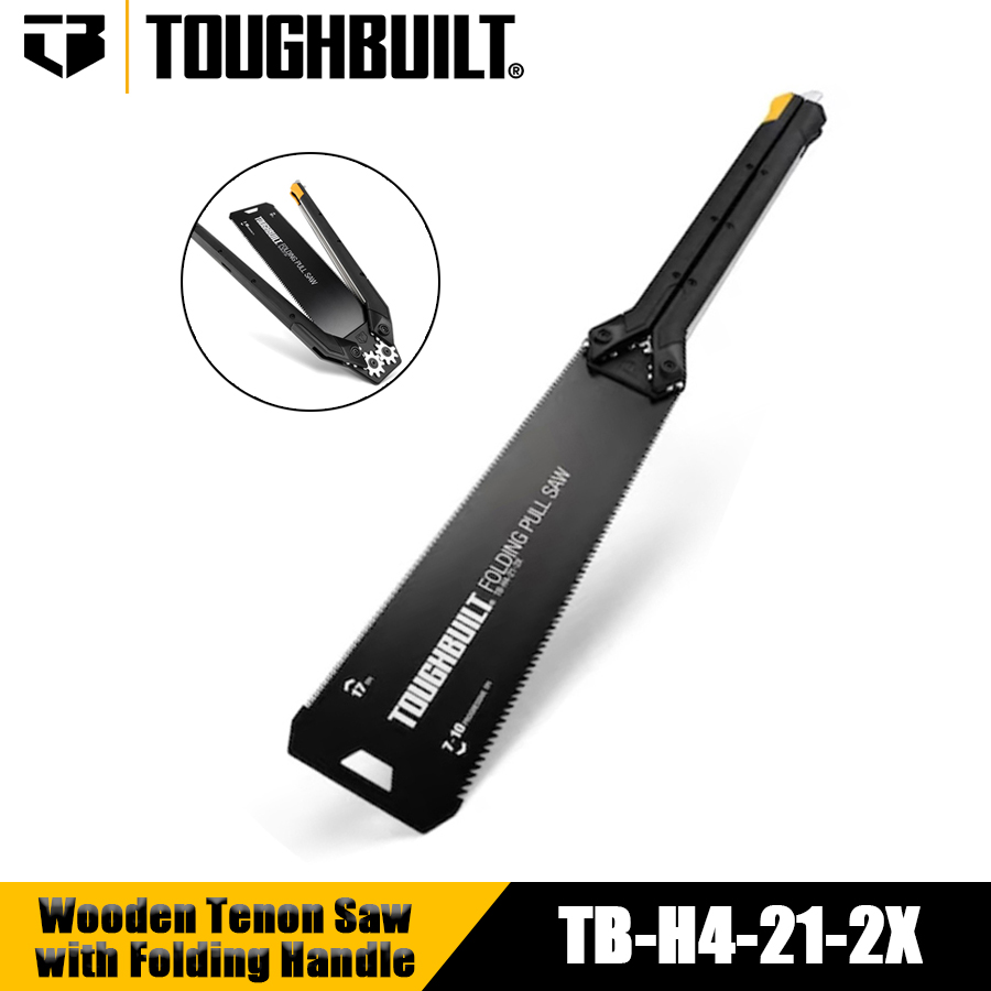 Japanese Pull Saw - TOUGHBUILT TB-H4-21-2X Japanese-style Wooden Tenon Pull
