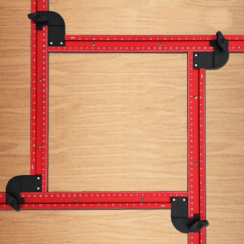 Woodworking Design Software - 59cm Adjustable Square Router Template Guide,