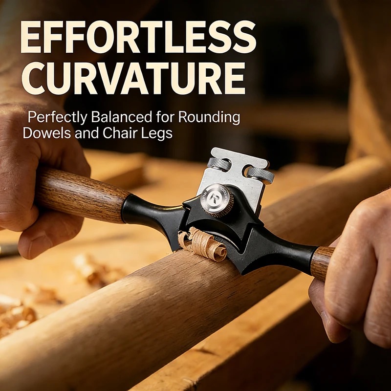 Spoke Shave Round - Round Rod Spokeshave Woodworking Hand Plane