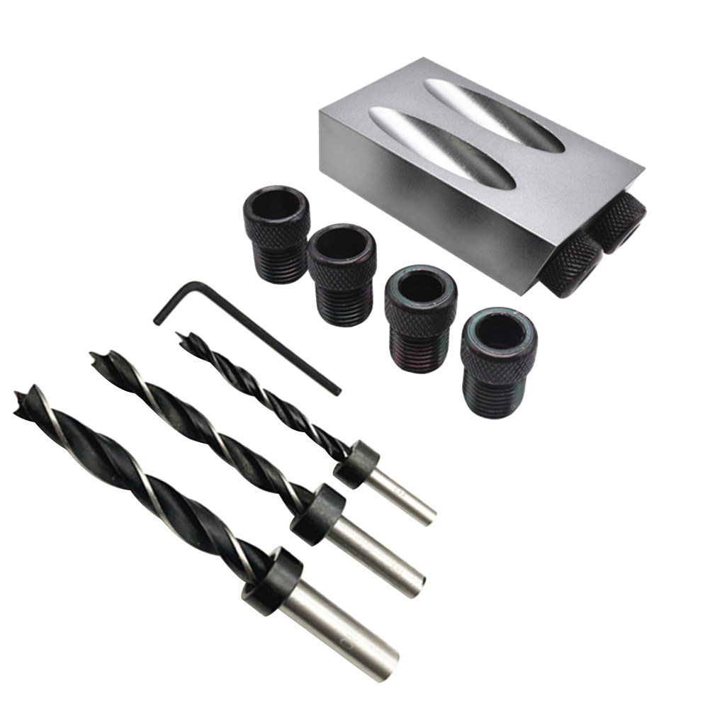 Woodworking Joints - 34pcs Oblique Hole Drill Set 15