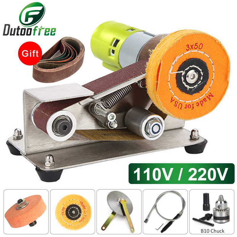 Woodworking Asmr - Multifunctional Mini Electric Belt Sander DIY