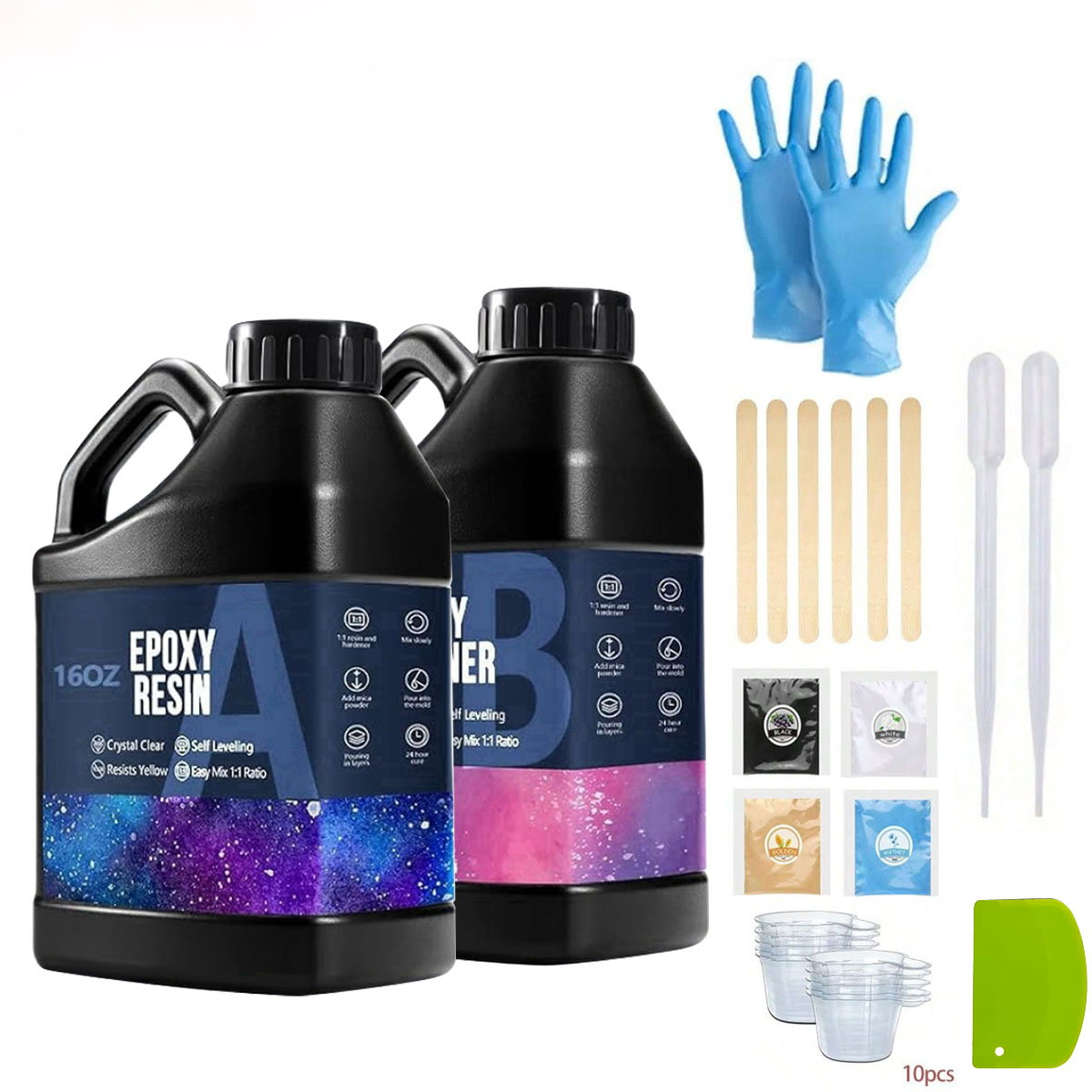 Woodworking Resin - 1000ml Crystal Clear Epoxy Resin Kit