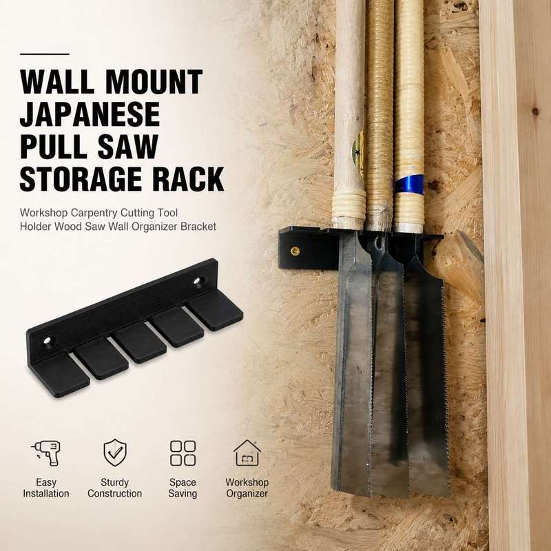 Japanese Pull Saw - Wall Mount Japanese Pull Saw Storage