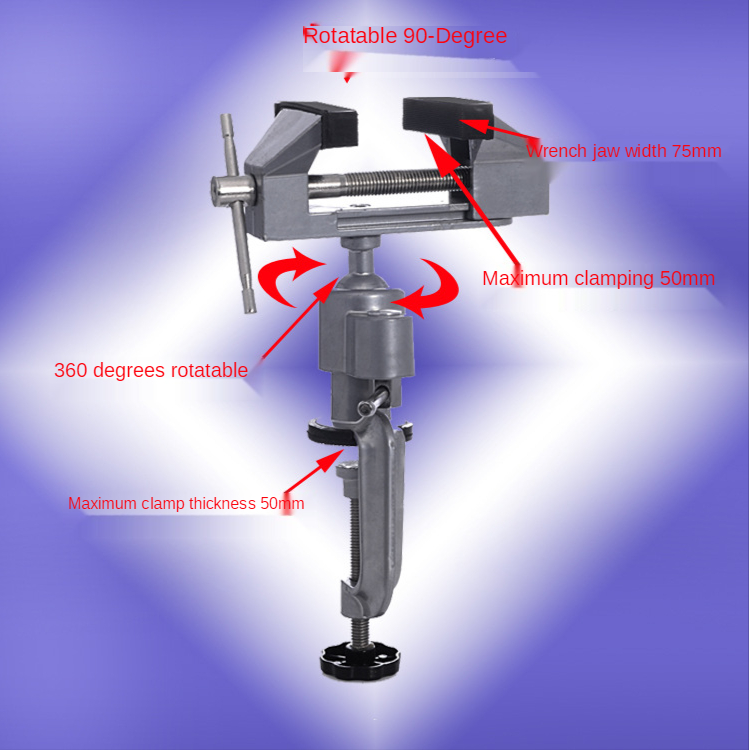 Table Vise 360 Degree Rotating - огляд і ціна Woodworking Vise Types