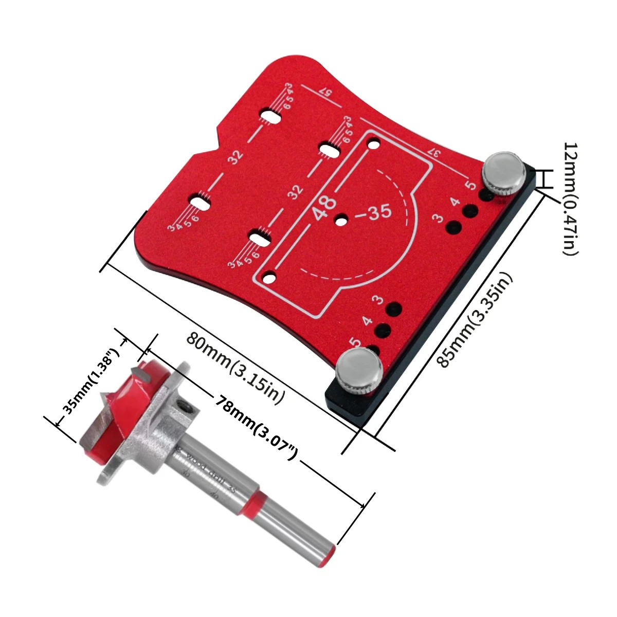 35mm Hinge Hole Positioning Te - огляд і ціна Woodworking Design Software