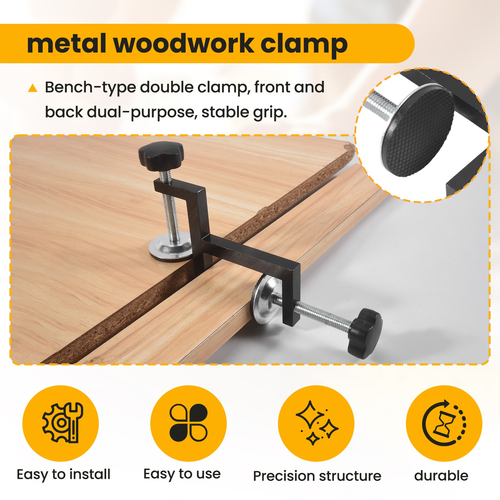 A93Z Strong Y-Type Clamp Woodw - огляд і ціна Woodworking Vise Types