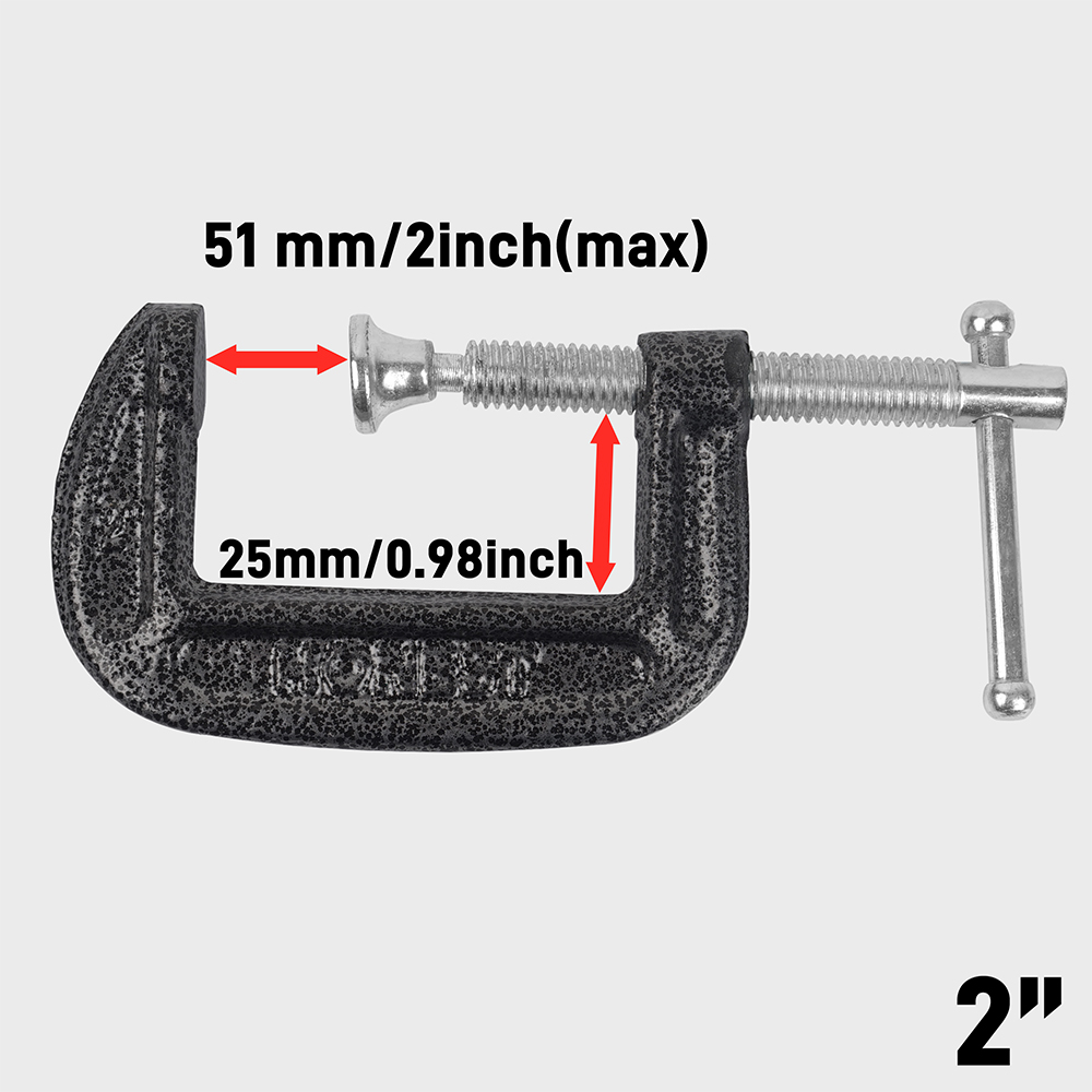 1Pc G-Type Heavy-Duty Woodwork - огляд і ціна Woodworking Vise Types