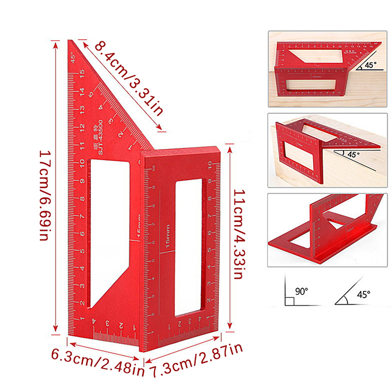 Multifunctional Angle Ruler 45 - огляд і ціна Woodworking Classes