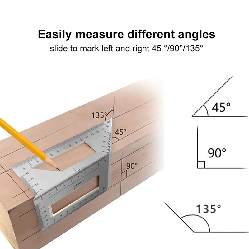Multifunctional Angle Ruler 45 - огляд і ціна Woodworking Classes