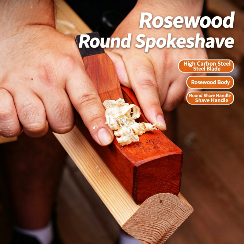 Outside Round Hand Plane Woode - огляд і ціна Spoke Shave Round