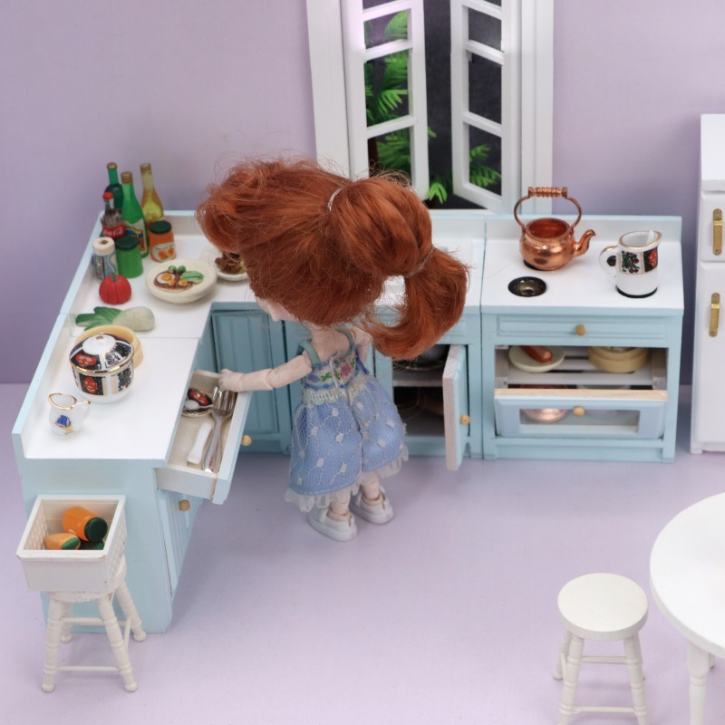 1:12 BJD DOLLHOUSE Mini Kitche - огляд і ціна Woodworking Blueprint