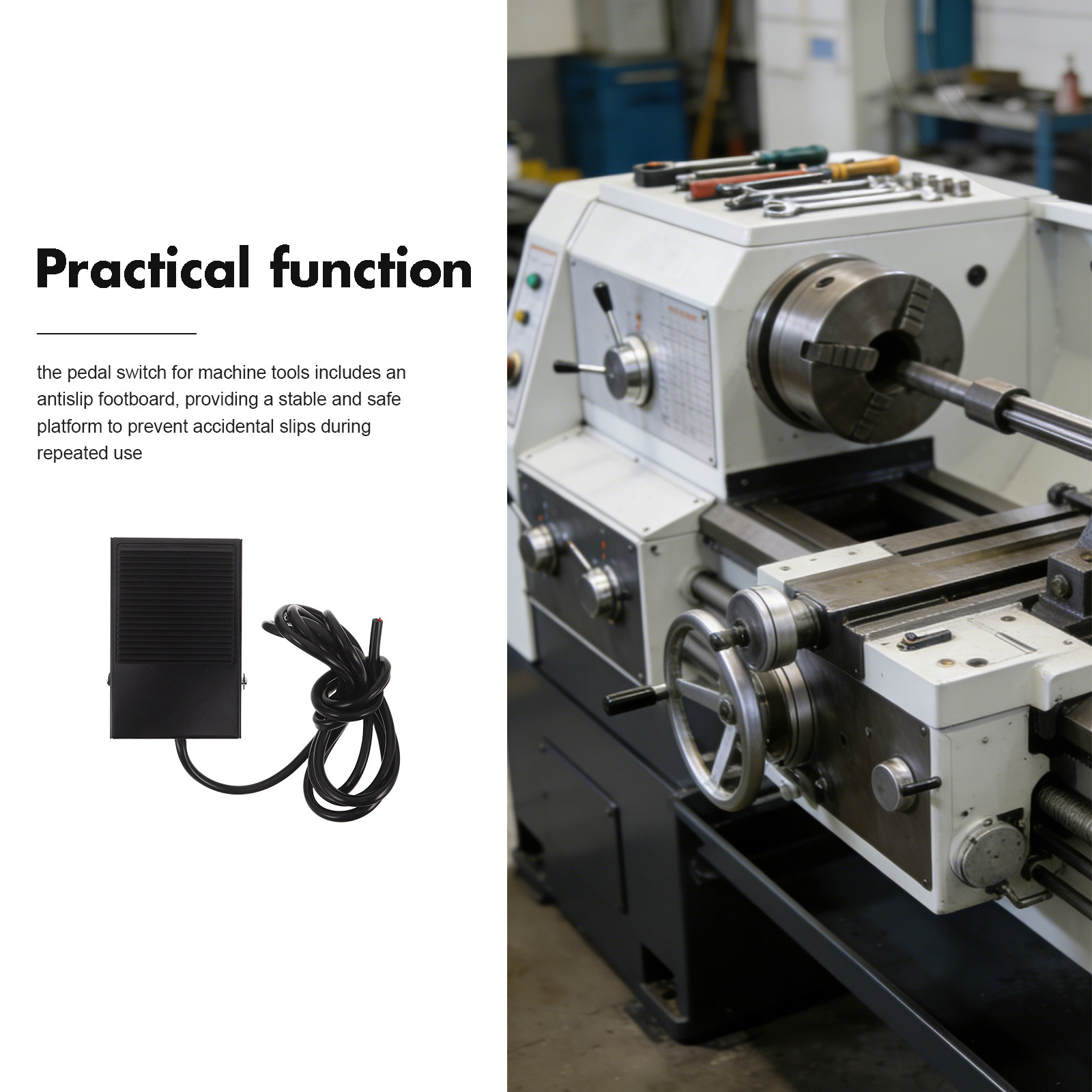 Momentary Foot Pedal Switch fo - огляд і ціна Woodworking Machine