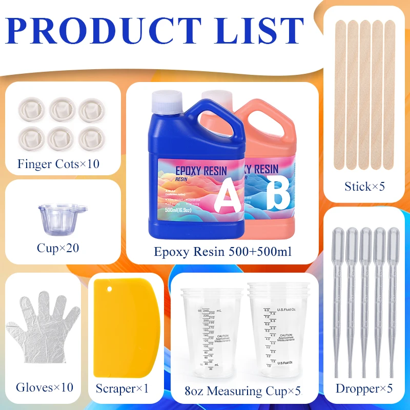 Easy Mixing Epoxy Resin Kit Cr - огляд і ціна Woodworking Resin