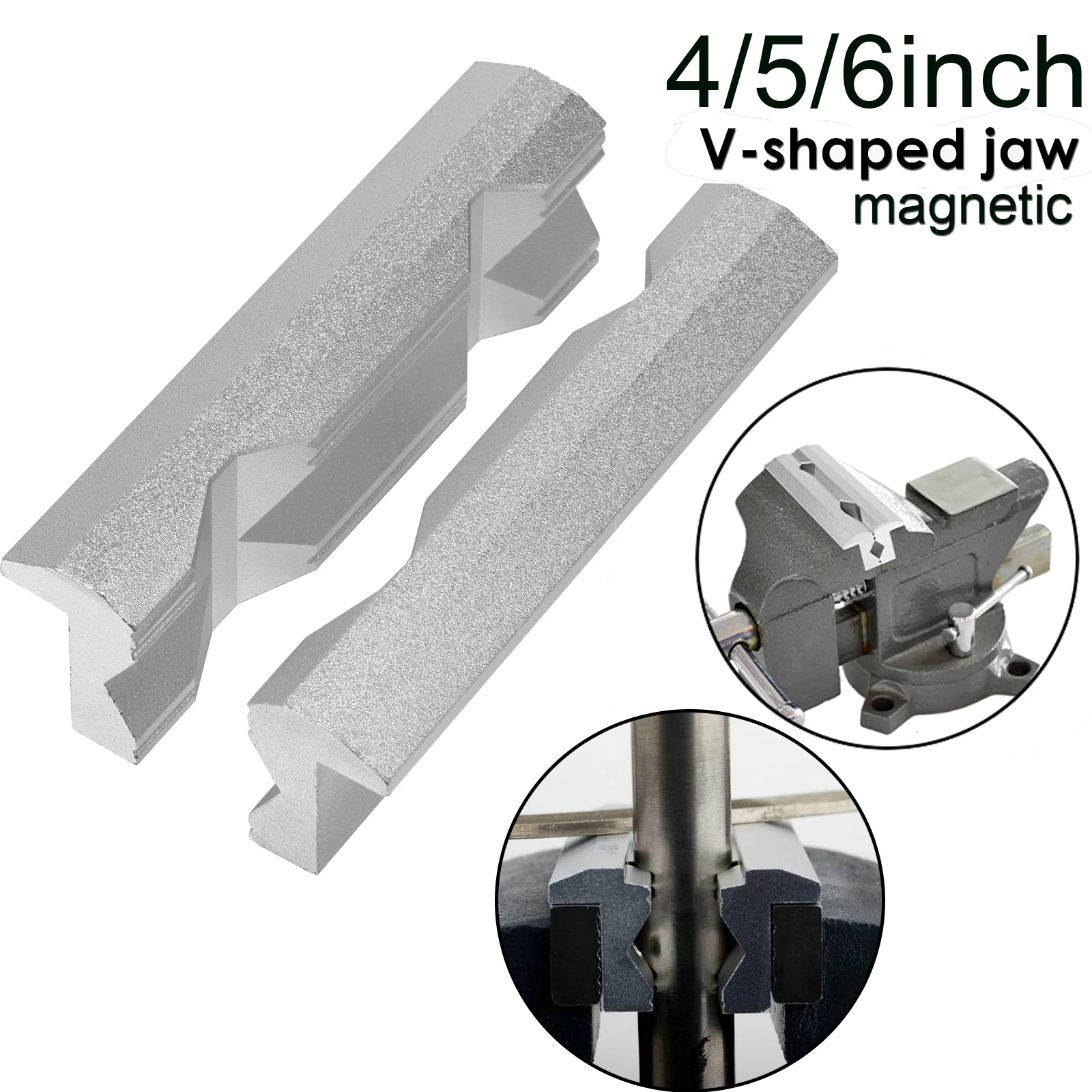 Magnetic Vise Jaws 4/5/6inch V - огляд і ціна Woodworking Vise Types