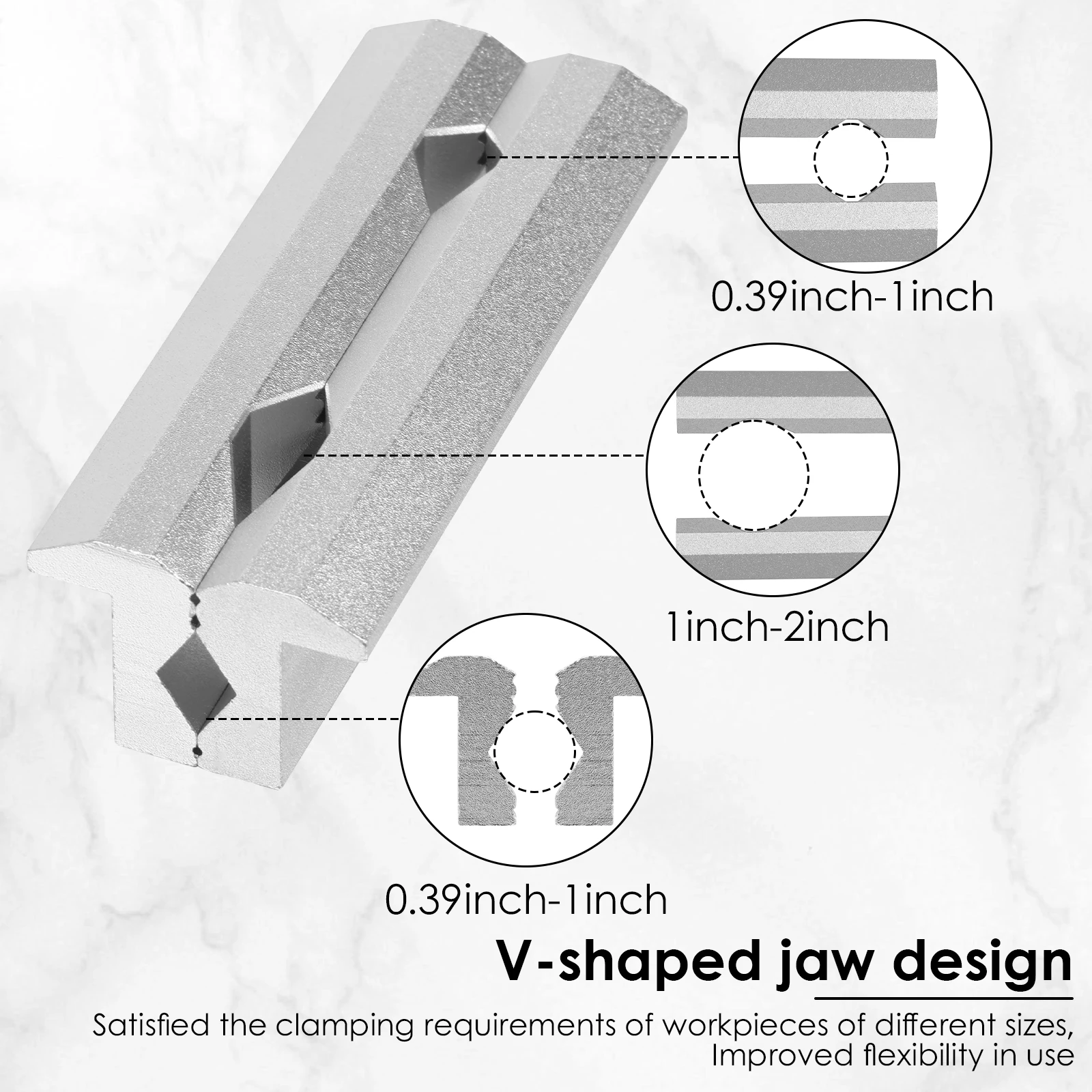 Magnetic Vise Jaws 4/5/6inch V - огляд і ціна Woodworking Vise Types