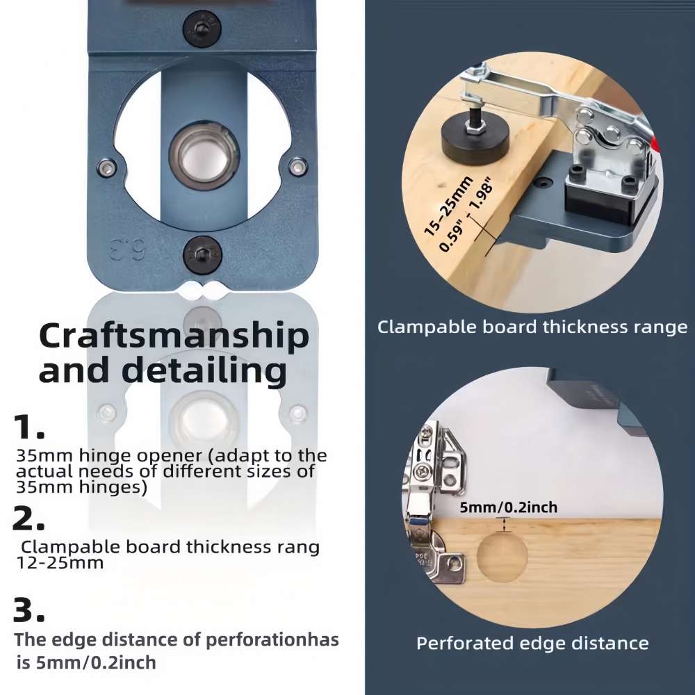 35mm Hinge Jig Kit - Adjustabl - огляд і ціна Woodworking Design Software
