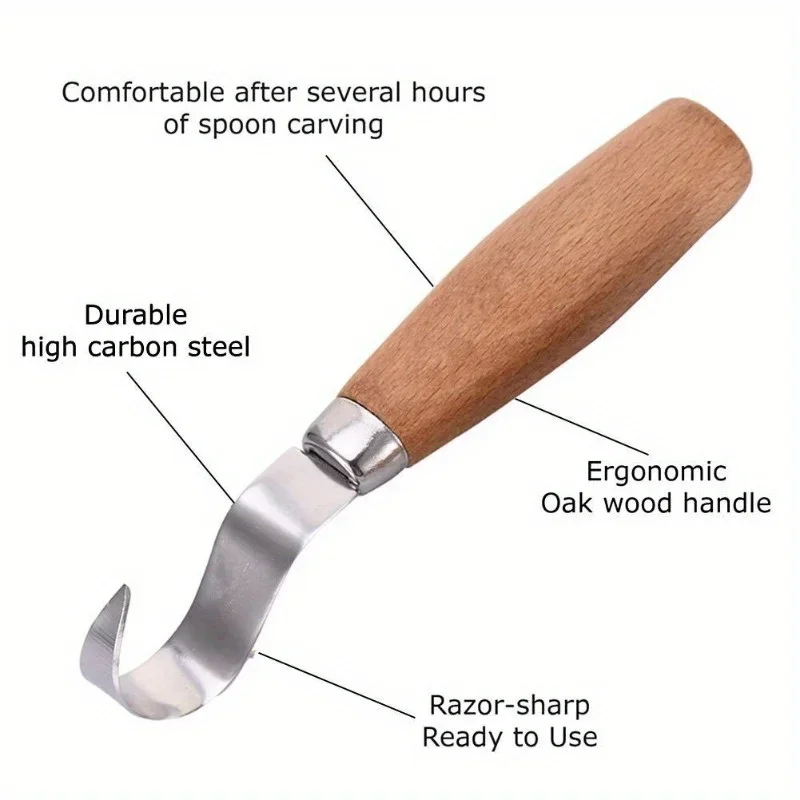 Wood Carving Knife Chisel Hook - огляд і ціна Woodworking Product