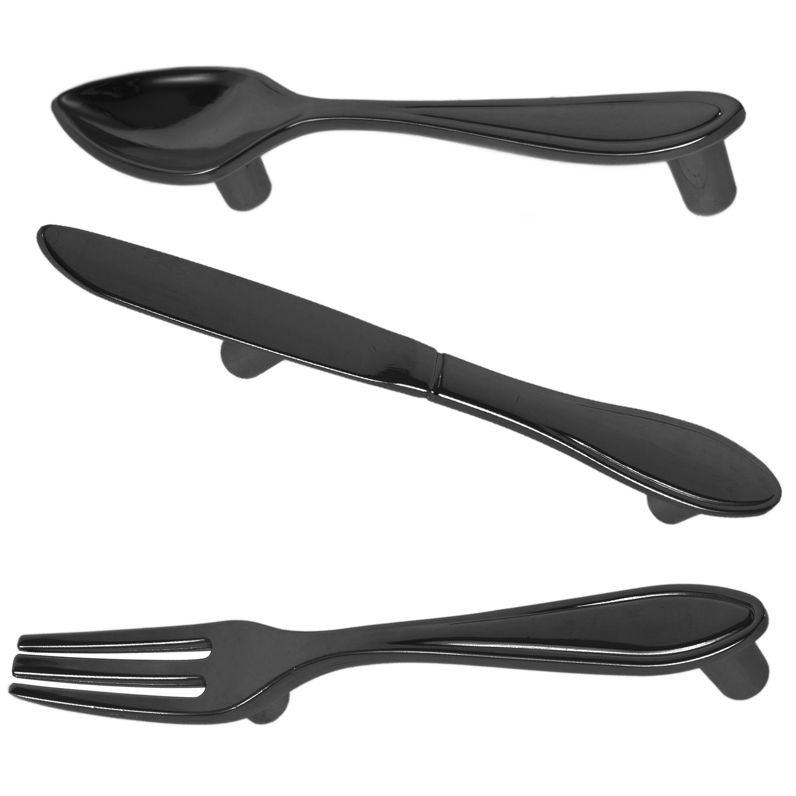 3Pcs Cutlery Inspired Cabinet  - огляд і ціна Woodworking Inspiration