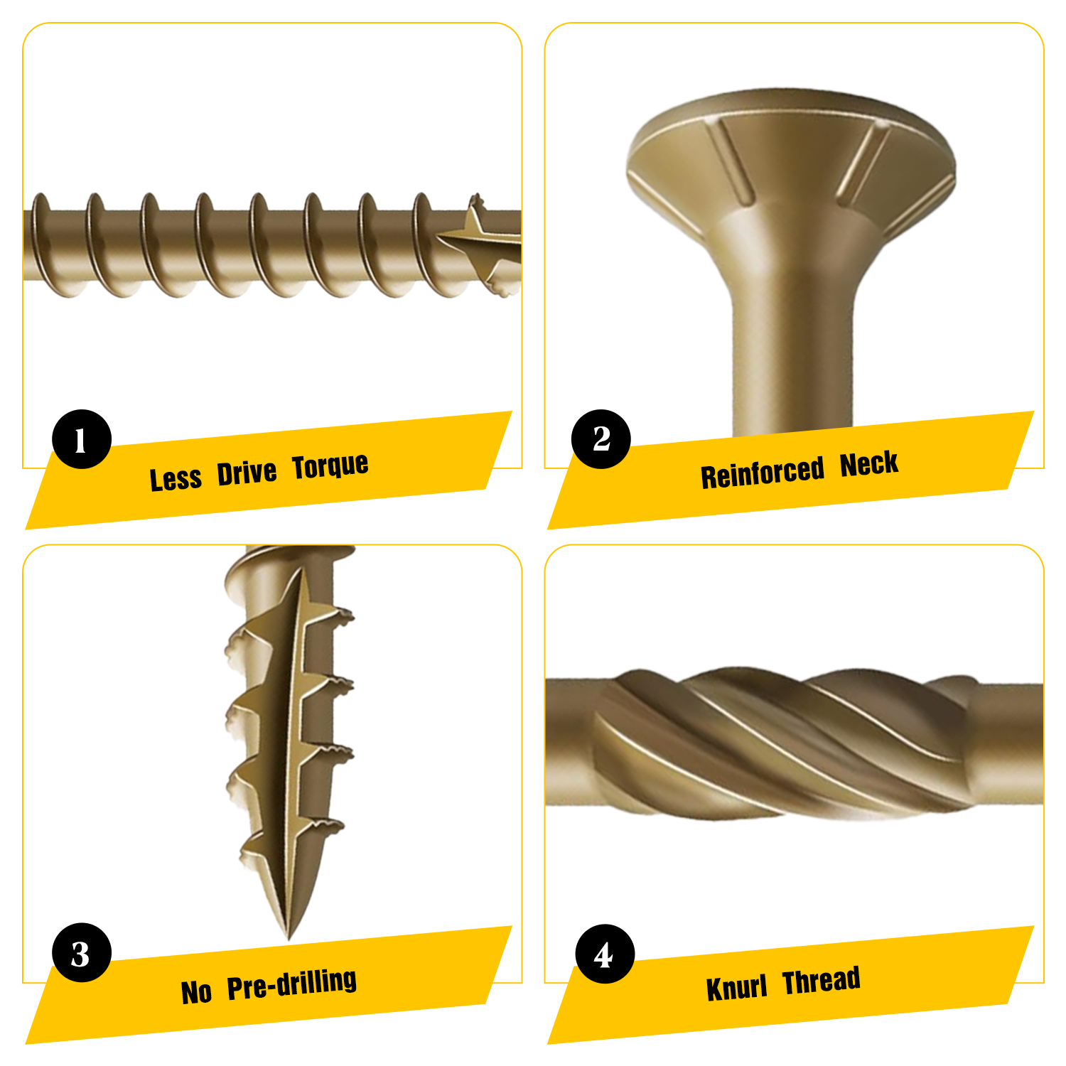 VKKM 70Pcs #10×4 Inch Golden T - огляд і ціна Lumber Woodworking