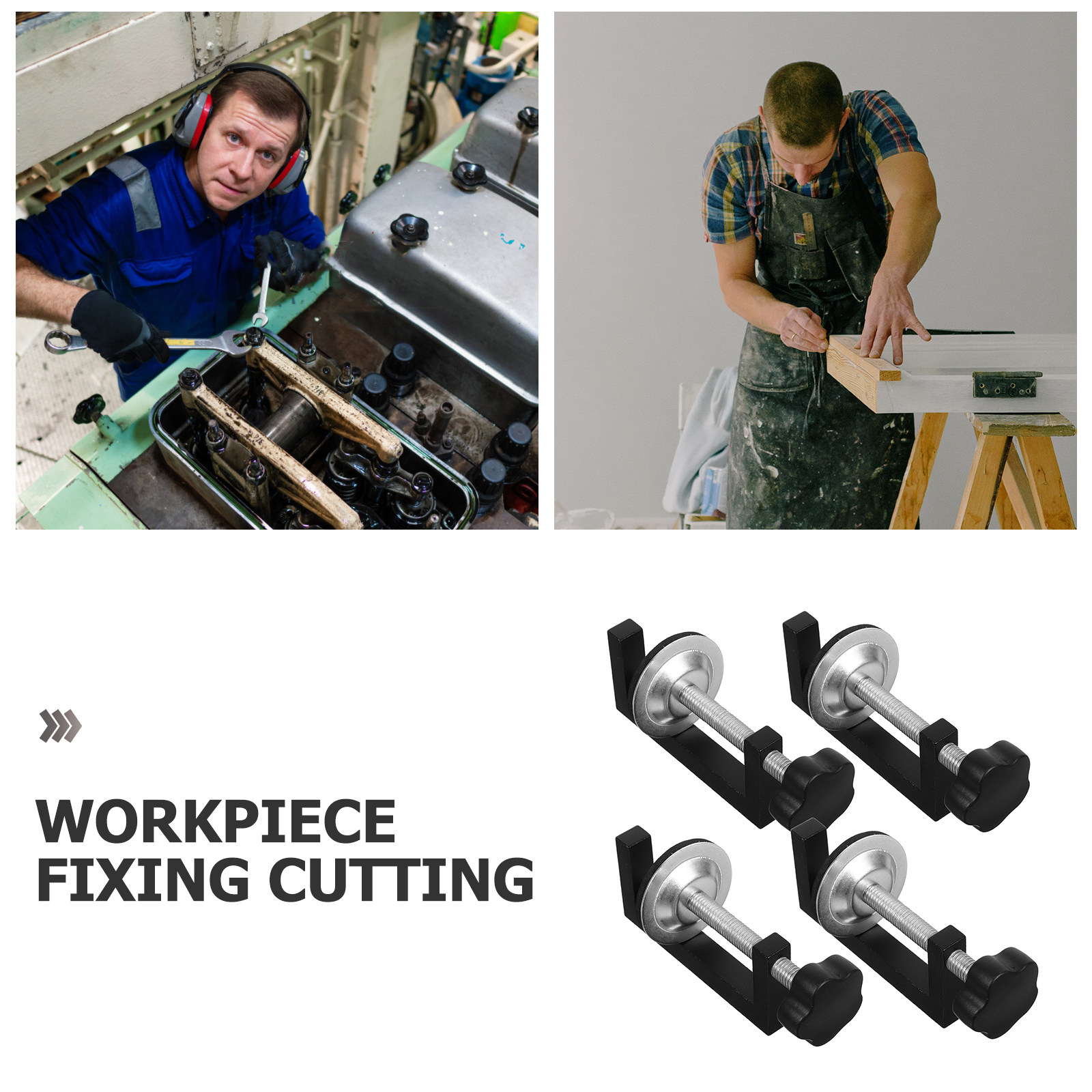4Pcs Woodworking Fixture Clamp - огляд і ціна Furniture And Woodworking