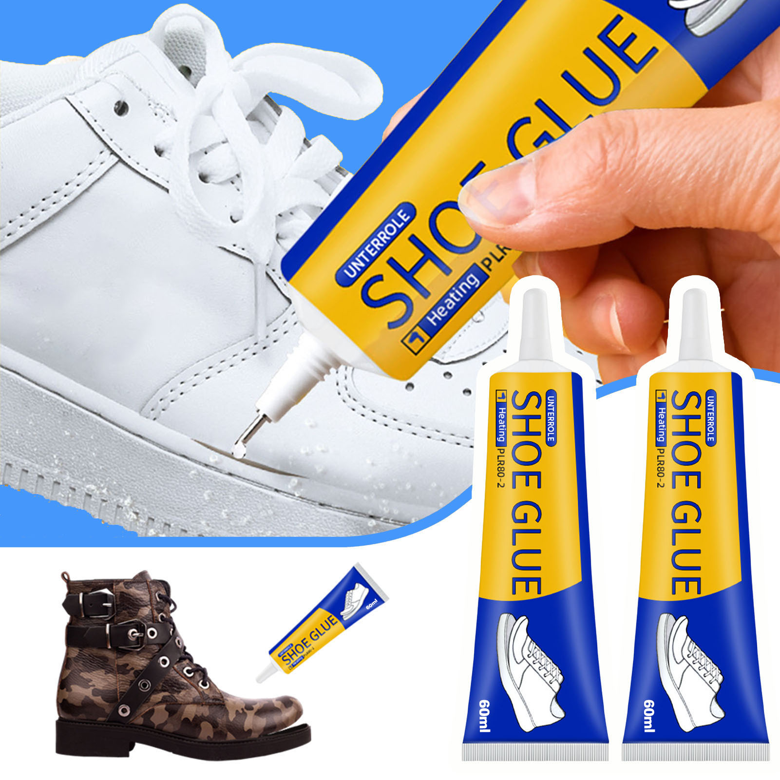 1/3pcs 60ML Clear Shoe Repair  - огляд і ціна Woodworking Resin