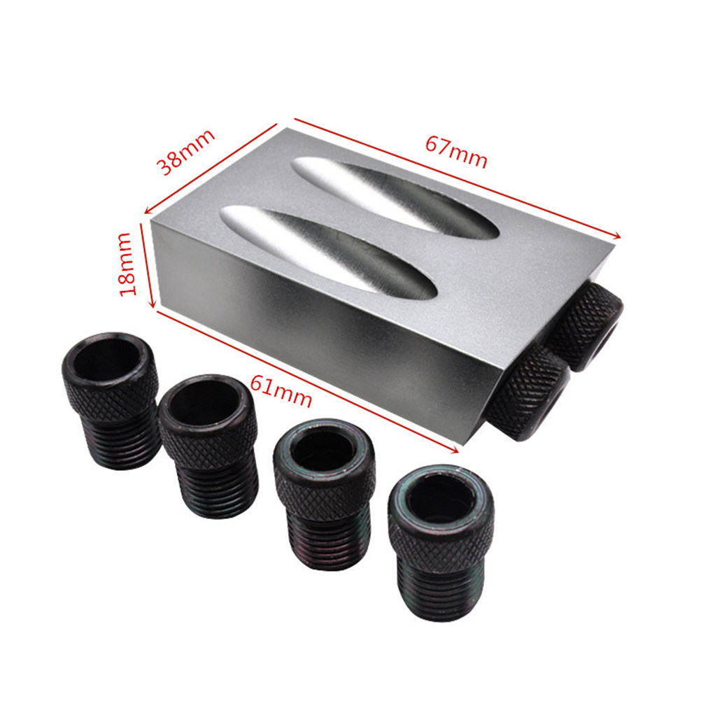 34pcs Oblique Hole Drill Set 1 - огляд і ціна Woodworking Joints
