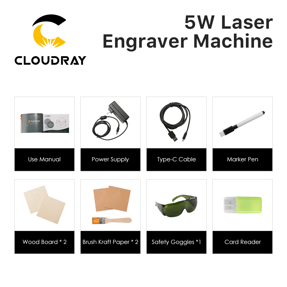 Cloudray Laser Engraver BM1 Ma - огляд і ціна Woodworking Classes