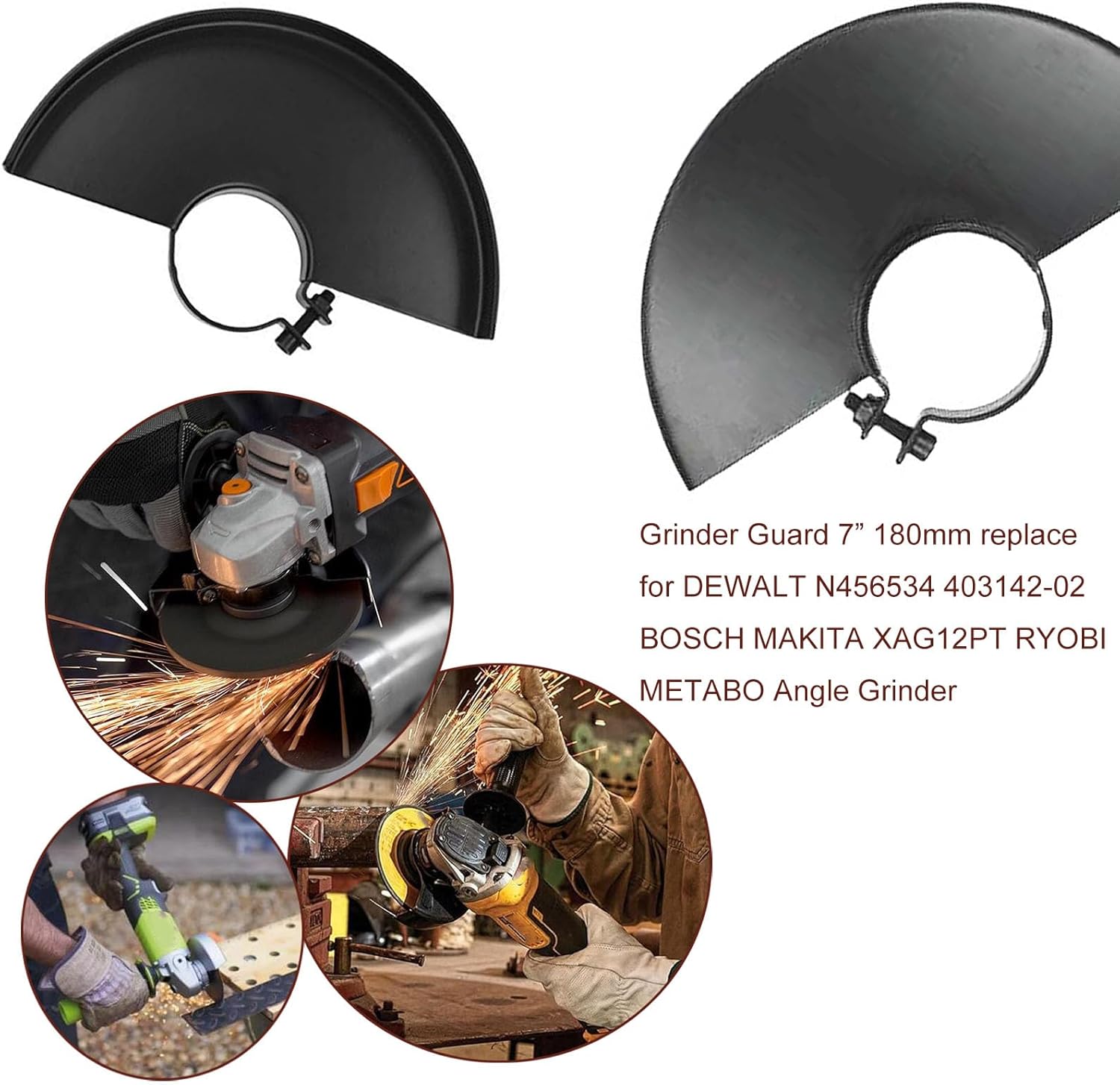 Metal Angle Grinder Guard, Bla - огляд і ціна Woodworking Face Shield